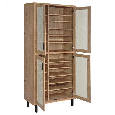 4-door Tall Shoe Storage Cabinet