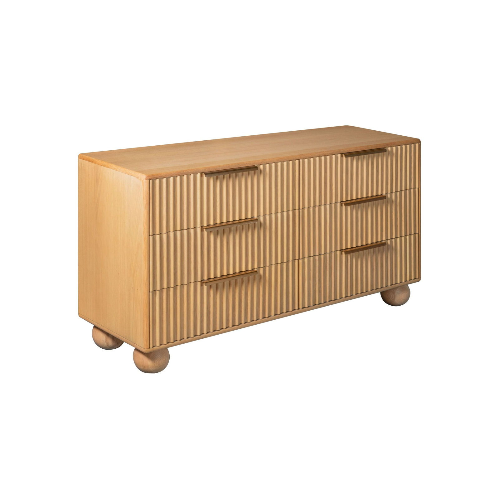 Camila 57" Oak Double Dresser