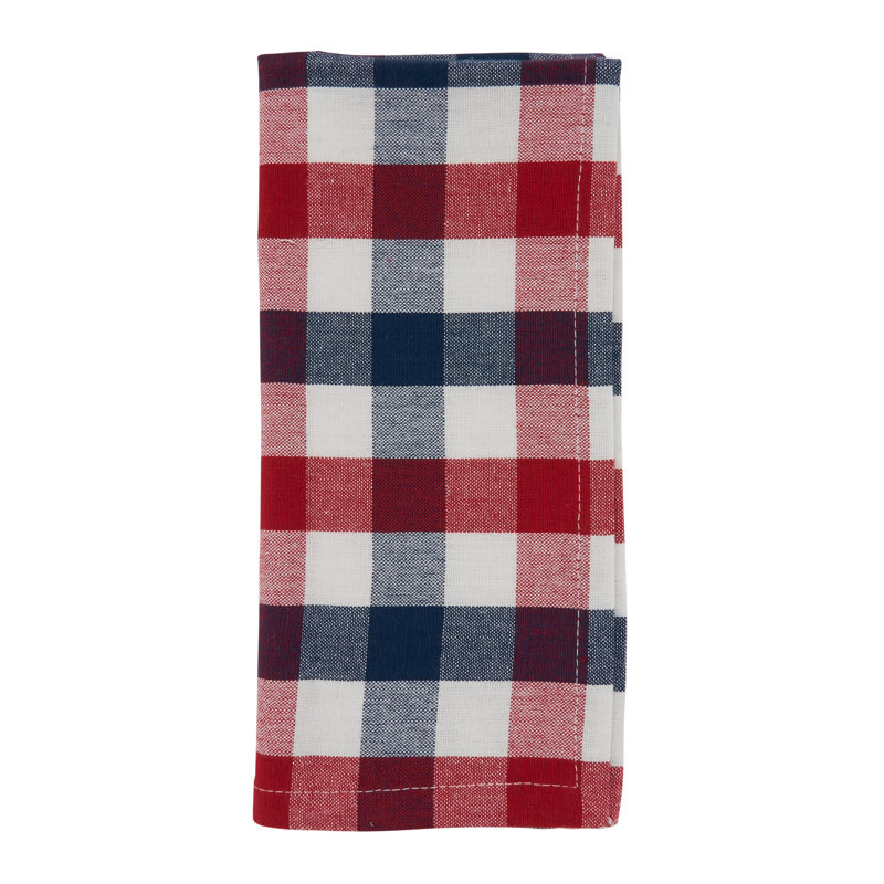 Mitesh Cotton Gingham Square Napkin