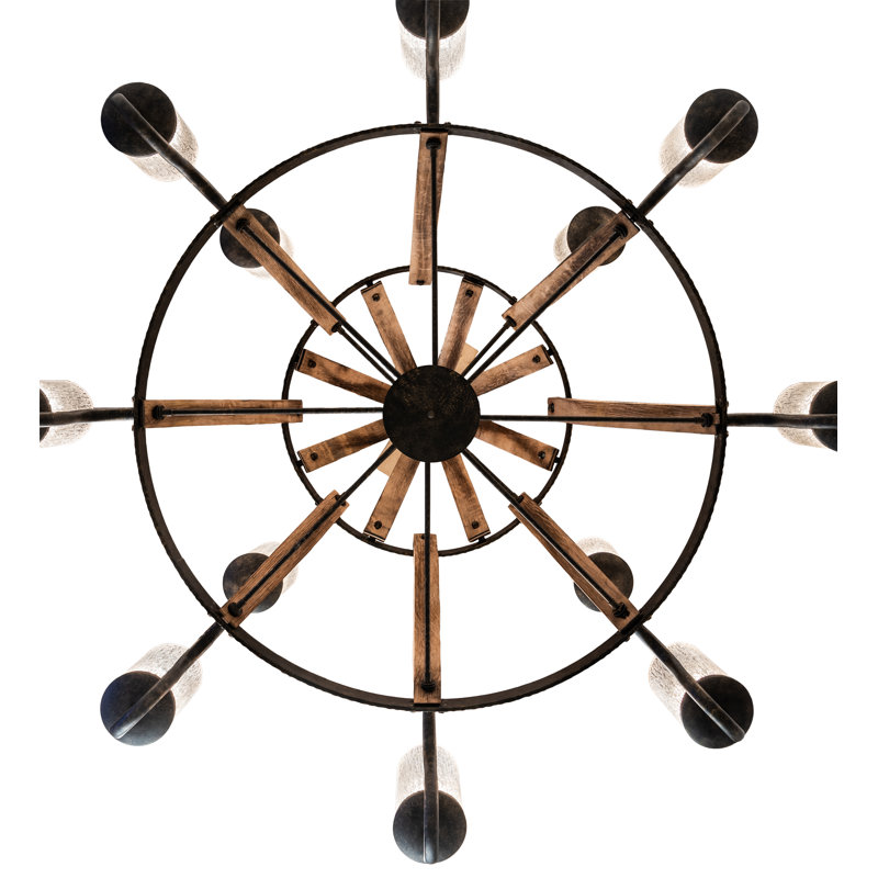 Rustic Lodge 12 - Light Chandelier