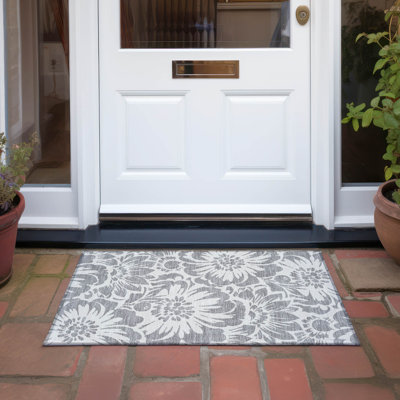 Altair Washable Floral Indoor / Outdoor Rug