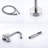 High Arch Single-Handle Freestanding Tub Faucet Bathtub Filter With Handheld Shower In Venetian-111704742
