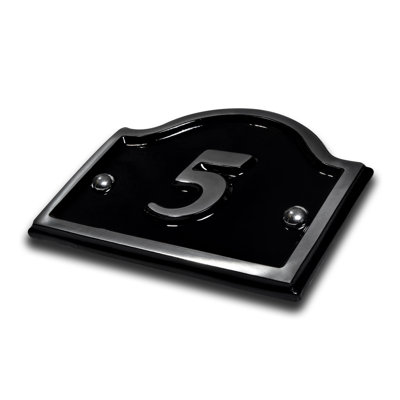Jaclynn 11.5cm H Reflective Metal House Number
