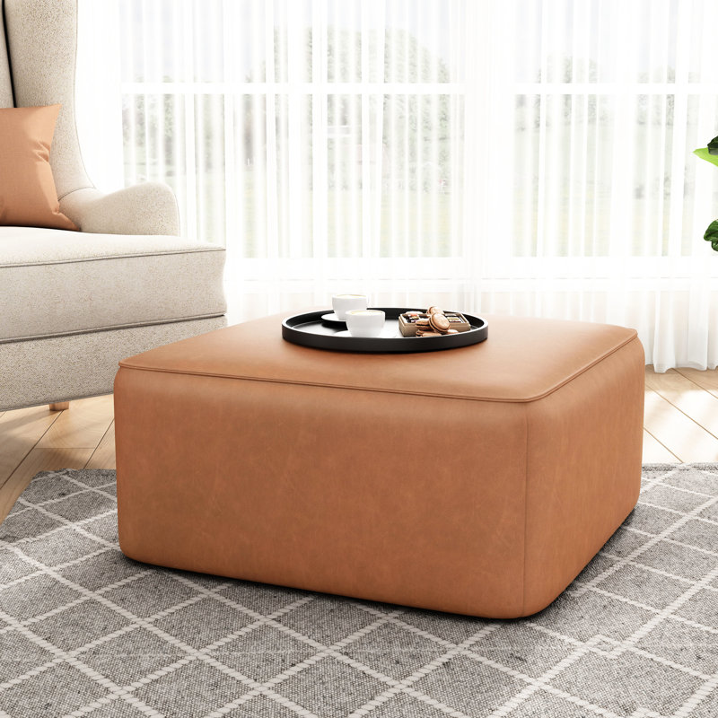 Brun clair avec revêtement en cuir fin - Un ajout élégant au décor de votre maison pour rehausser votre intérieur