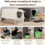 Resin, Stainless Steel Litter Box with Scoop-865740244