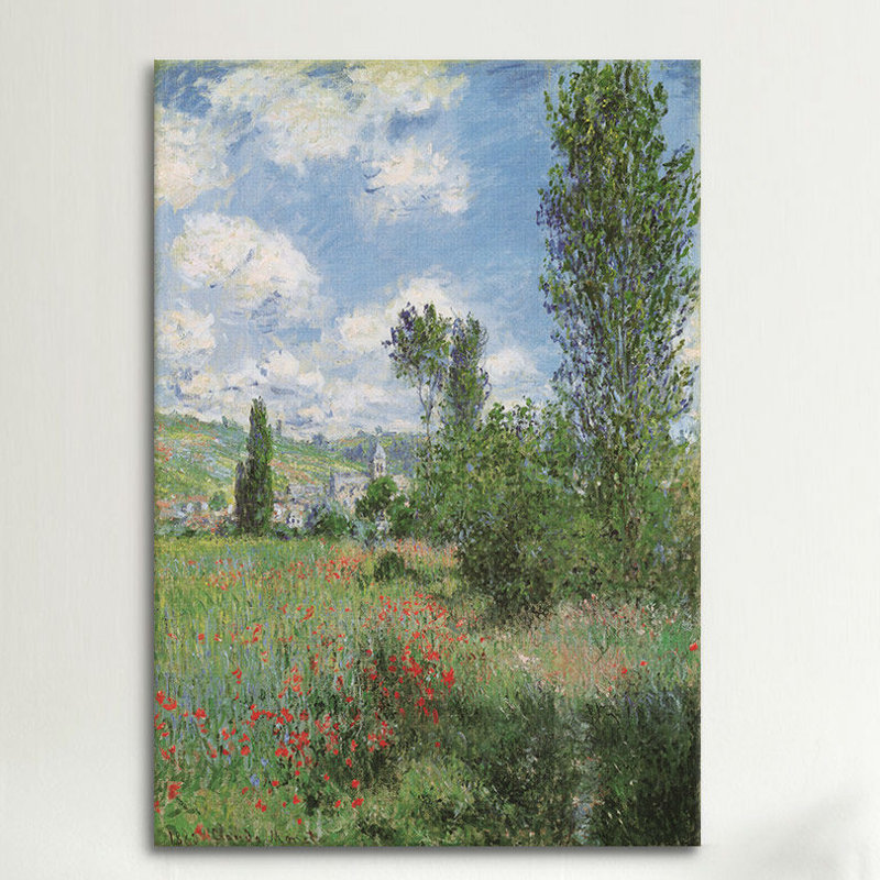 « view of vetheiul 1880 », reproduction d’art sur toile tendue, H 40 po x l 26 po x P 1,5 po