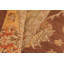 Tapis brun / or en laine noué à la main 7 pi 10 po x 12 pi 9 po Abbigail Southwestern