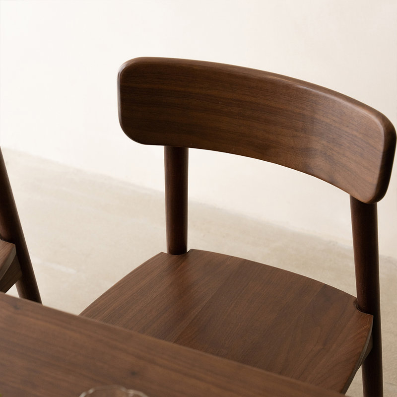Ensembles de table de salle à manger durables en bois d'ardoise et de noyer., H 29,92 po x L 70,87 po x l 31,5 po, Blanc