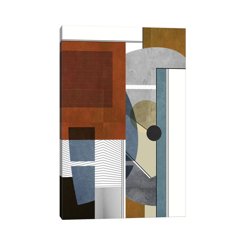 Construction by Roberto Moro - Wrapped Canvas Print, 20.32 cm H x 30.48 cm W