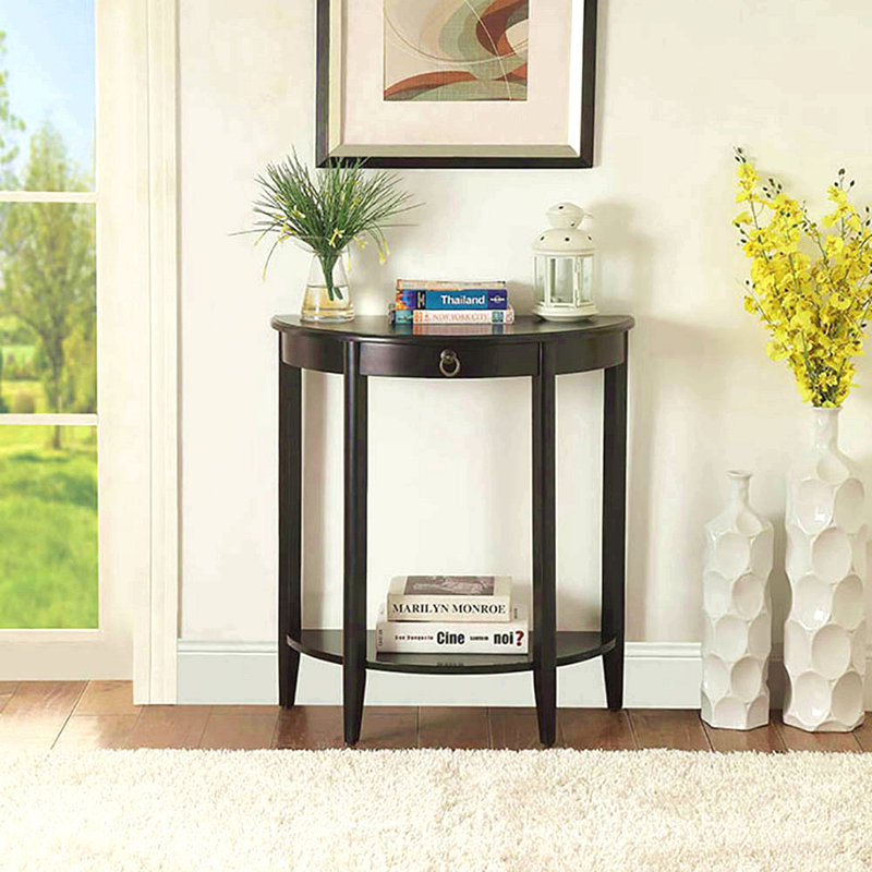 Console Table With Bottom Shelf