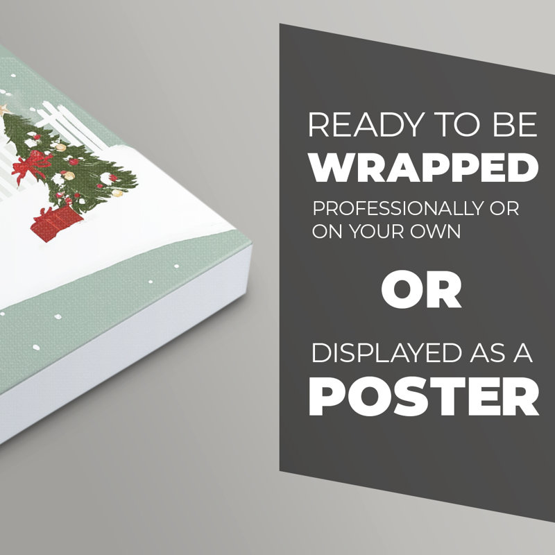 Christmas Holiday Art XXXV - Impression sur toile seulement - NON-CADRE
