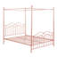 Structure de lit à baldaquin en métal avec design élégant pour créer une chambre à coucher romantique et élégante-358262587