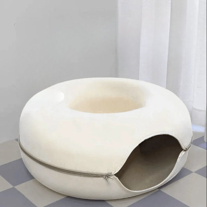 Delphos Wool Pet Bed, 7.87cm H x 19.69cm W x 19.69cm D, Pink