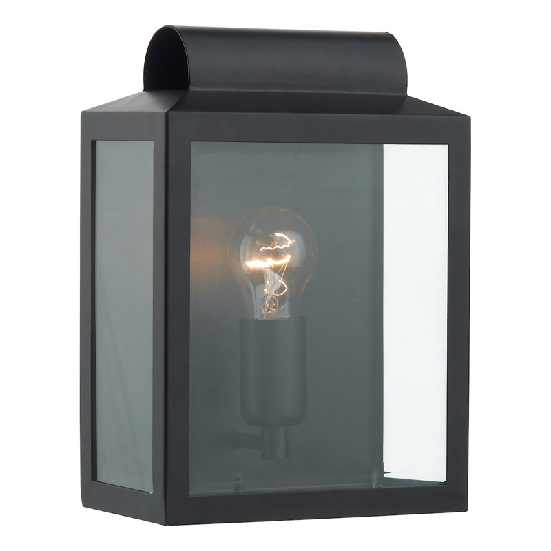 Aagat 29cm H Outdoor Wall Lantern, Black