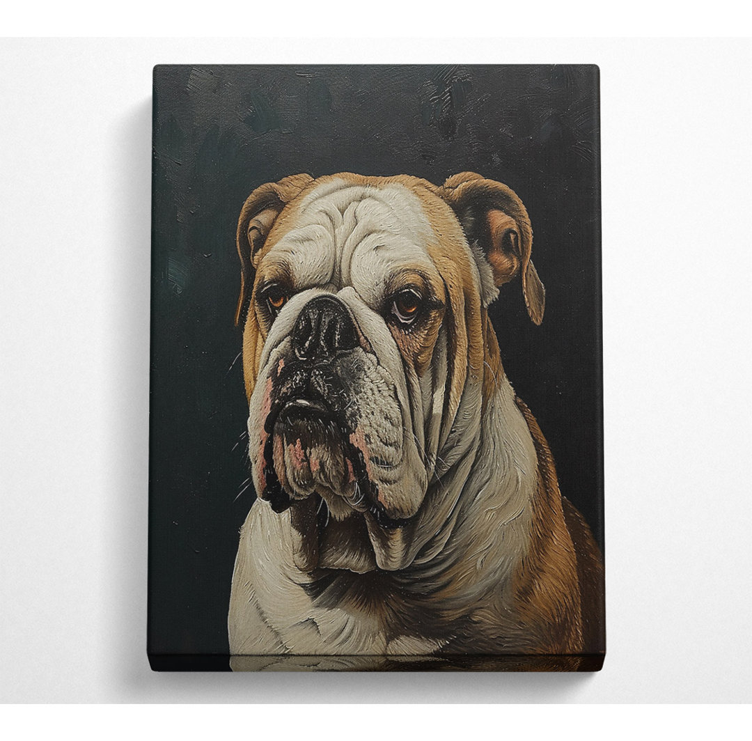 Die braune Bulldogge