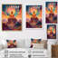 Bouddha psychédélique dans les montagnes I - reproduction sur toile-160988856-160988862