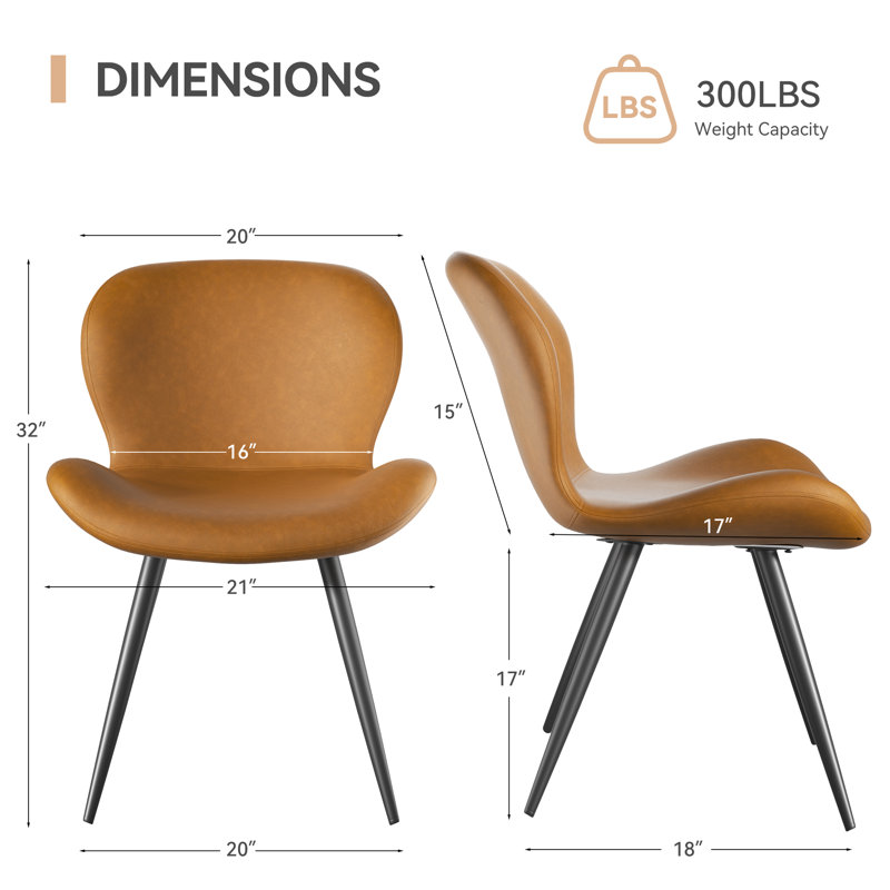 Chaises de salle à manger en cuir de qualité supérieure pour une expérience culinaire haut de gamme, Jaune