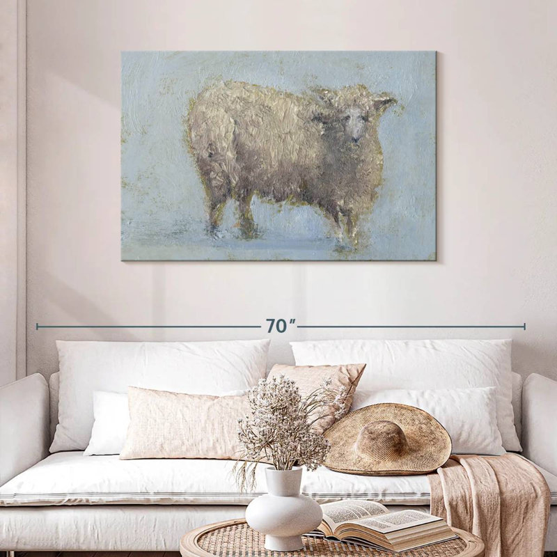 Sheep Strut I, 30" H x 45" W