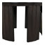 Fluted Solid Wood End Table