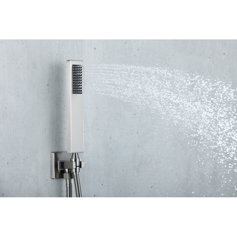 All-In-One Kit with Rough in-Valve, Brushed Nickel