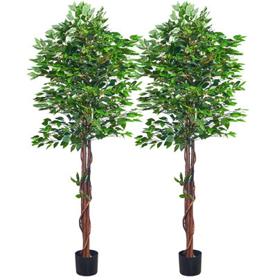 Ficus artificiel en pot par Maydear