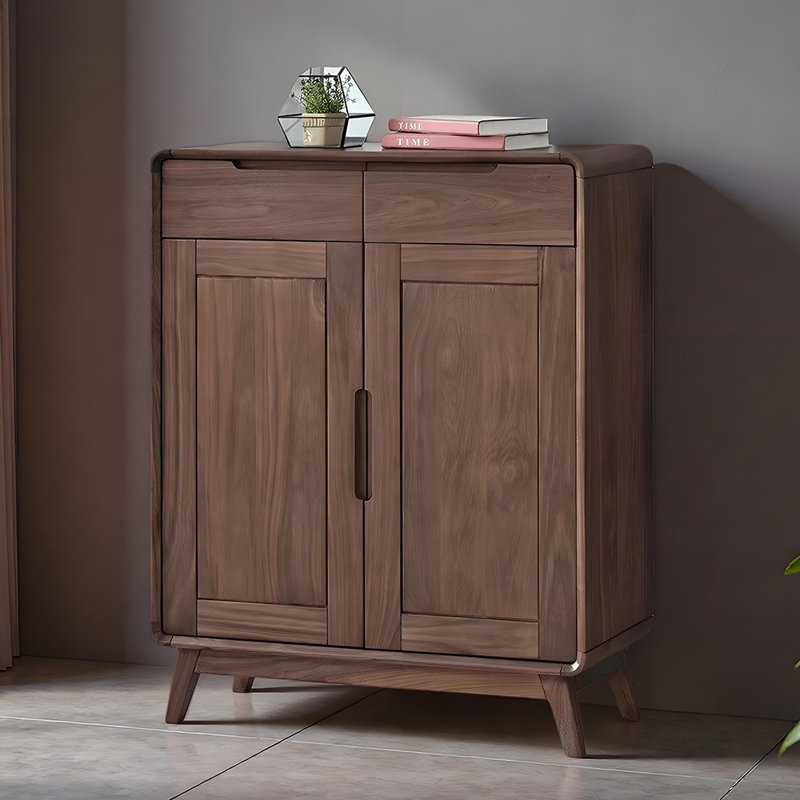 Armoire à chaussures de style nordique avec rangement rétro