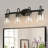 Traditional Bathroom Bedroom Vanity Light With Clear Glass Shade With Teardrop Design