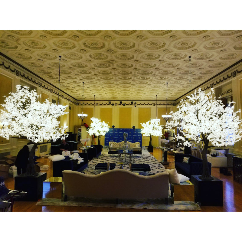 Arbre lumineux 10 'et branches, Blanc
