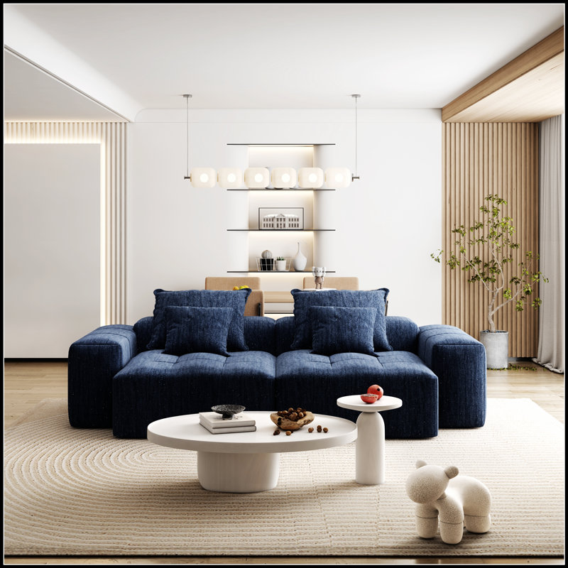 Canapé modulaire surdimensionné Modern, Bleu