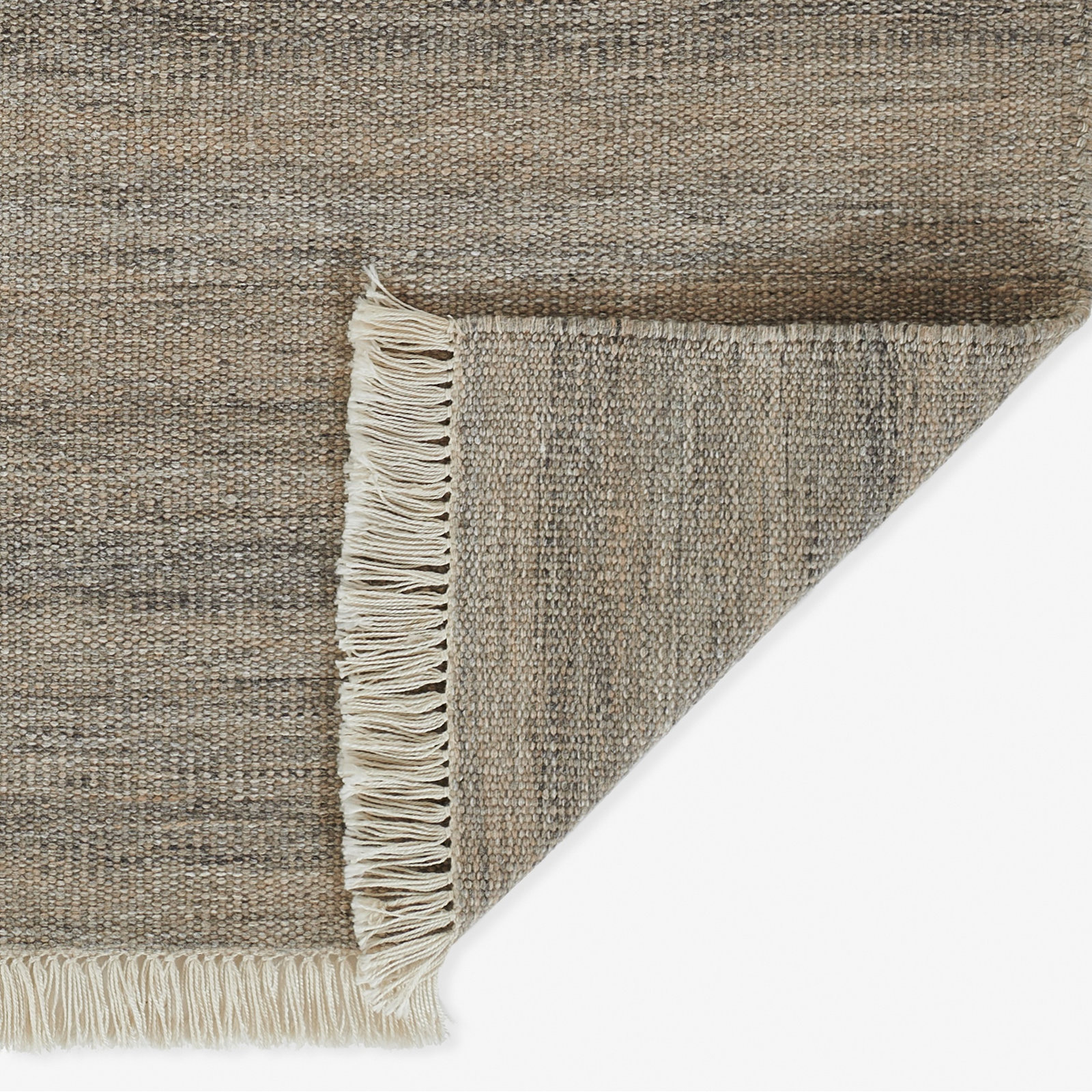 Cassandra Handmadewoven Area Rug in Gray, Rectangle 2' x 3'