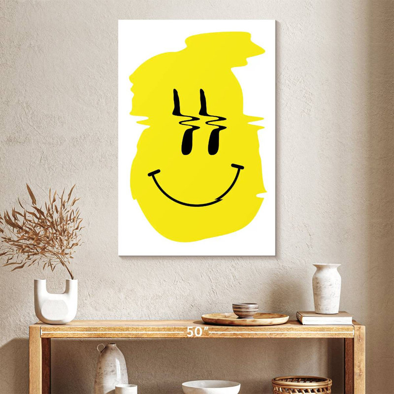 Ashelle, abstrait, heureux, H 39 po x l 26 po