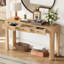 Console transitionnelle avec 3 tiroirs de rangement et assemblage simple-1983430198