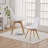 Set Of 4 Medieval-modern Dining Chairs – Upholstered Pu Leather Chairs With Wooden Legs For Kitchen & Dining Room-786586727