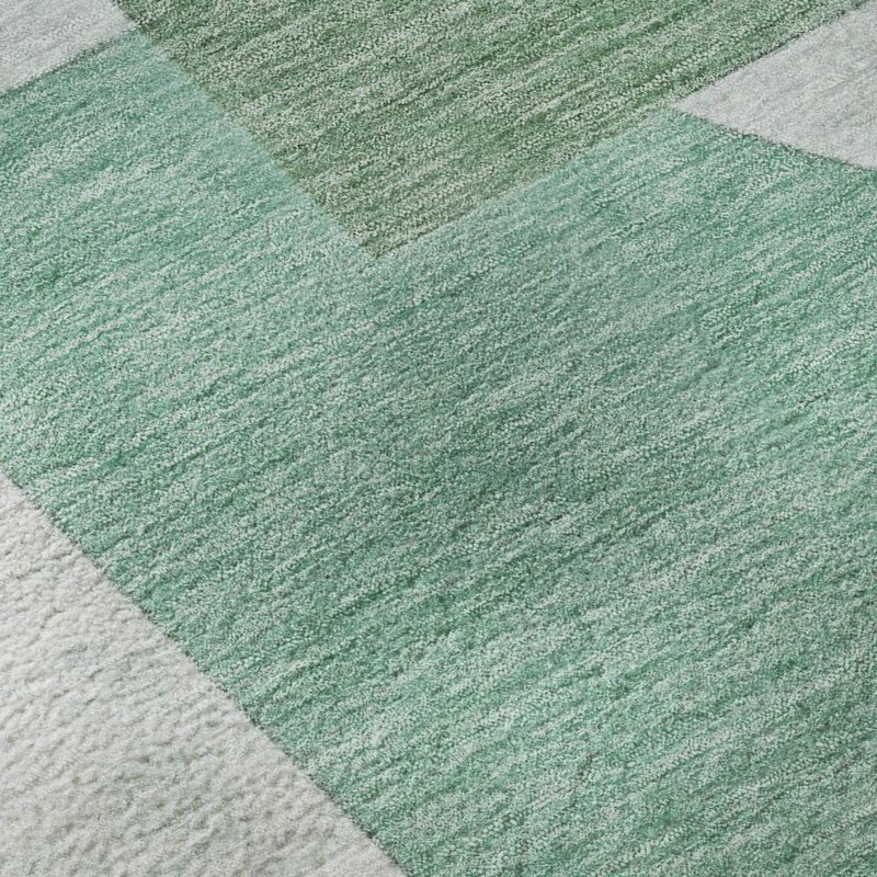 Premium Machine Washable Mehara AMF1692 Mid Century Rug, Runner 2'3" x 7'6"