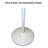 16" Oscillating Stand Fan with Remote Control, White