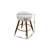Kiarie Swivel Upholstered Counter Stool with Solid Wood Frame