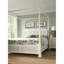 Ivory Key Canopy Bed-12358442
