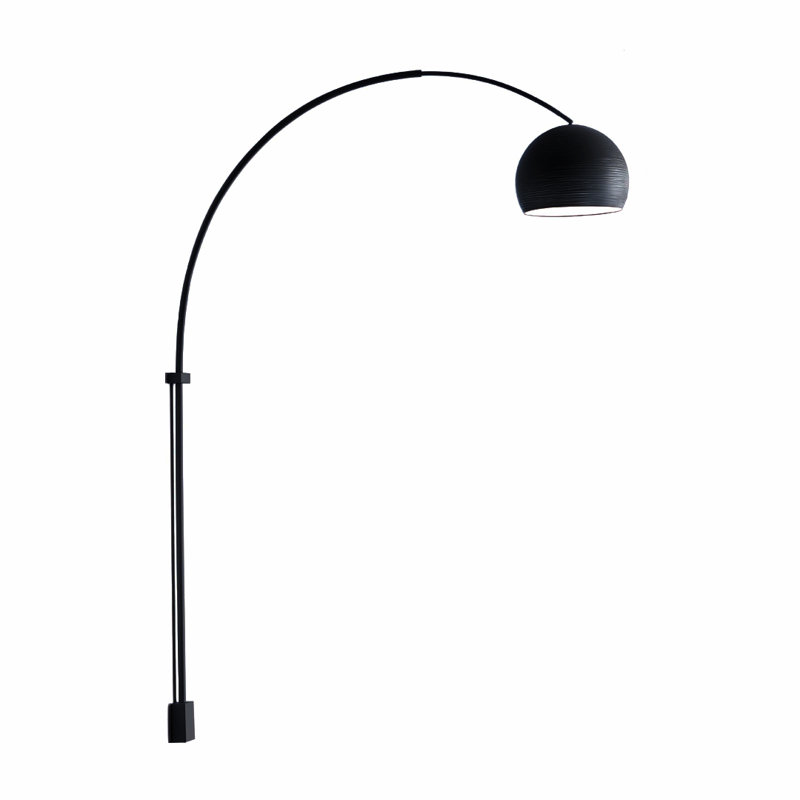 Tyrone LED Armed Sconce, Anthracite and white