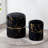 Vlvet Round Ottoman With Storage, Modern Footrest Upholstered Footstool Bronzed Fabrics Vanity Stool For Living Room, Bedroom, Dining Room Entrance Coffee Table,(Black/Set Of 2)-996999283