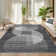 Geometric Machine Washable Rug for Living Room Indoor Carpet for Home Decor Aesthetic Non-Slip Modern Rug for Bedroom Dining Room Office Nursery Playroom Teen Dorm
