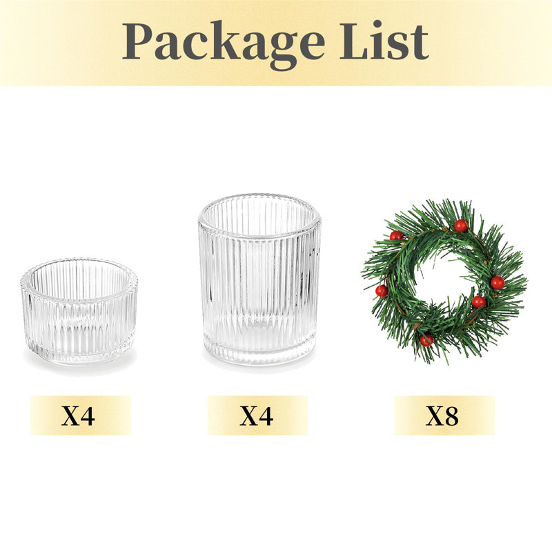 Glass Tealight Holder