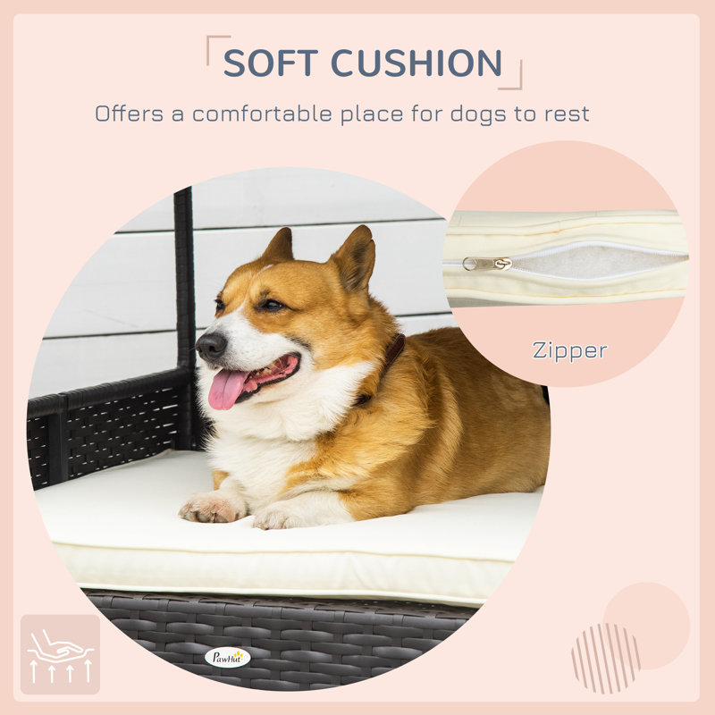 Polyester Pet Bed, Cream