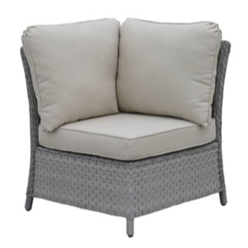 Chaise de patio avec coussins Kingon