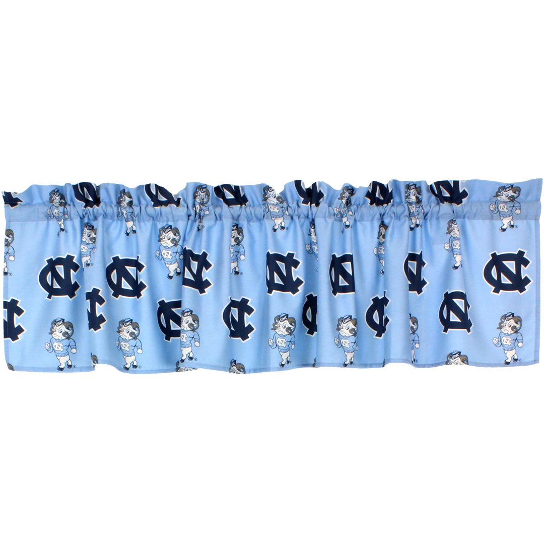 NCAA Tailored Window Valance College Covers