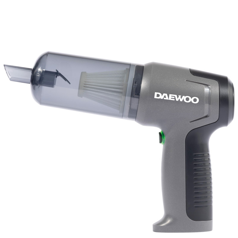 Daewoo Car Vac Hand Held Mini Vacuum Cleaner Cordless & Inflator/Deflator Blower