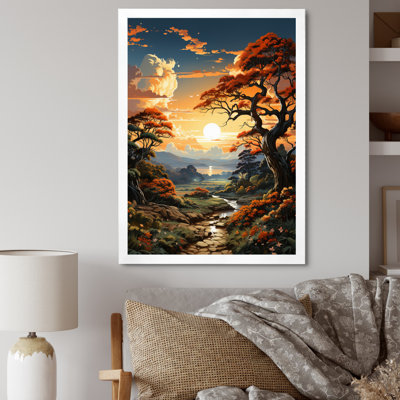 «Countryside Golden Field I» sur toile