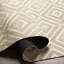 Tapis géométrique beige / ivoire / gris tissé à la main Arnessa-2041160121