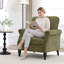 Fauteuil rembourré avec accents cloutés-209729316
