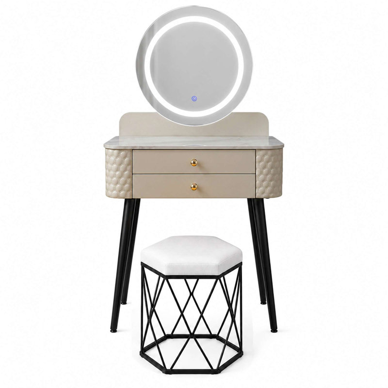 Dressing Table, Beige