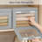 Large Fabric Storage Bins With Lids, Handles, And Clear Window, Collapsible Closet And Shelf Organizer For Clothes, Blankets, And Books